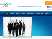 Tablet Screenshot of mavwa.com